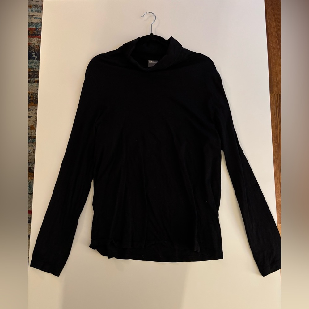 ASOS - Black Roll Neck Turtleneck Sweater (M)